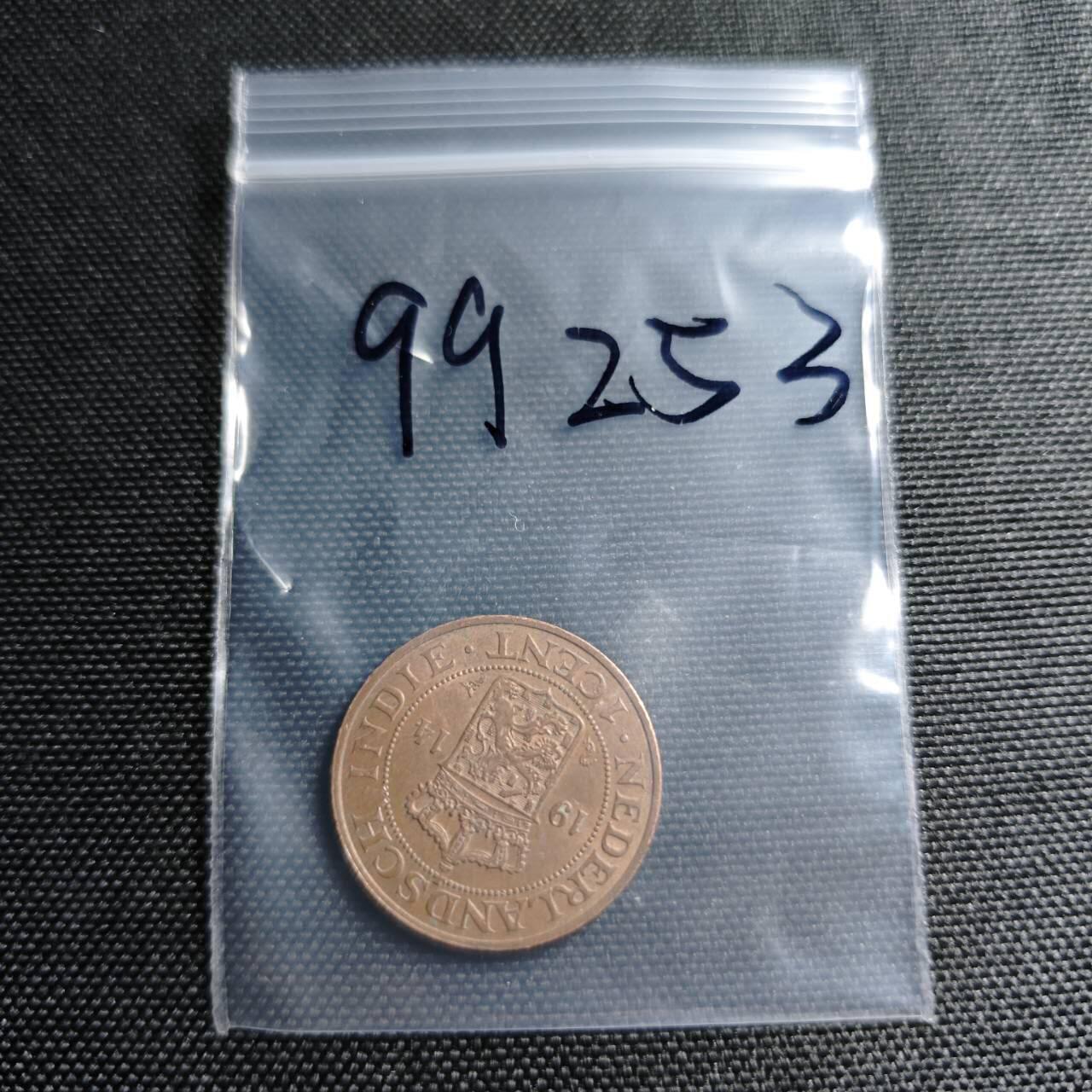 KK钱币收藏小铺  第399期  百期特拍（四拍之三）2月预留时间 周末发货  1914荷属东印度一分铜币 好品