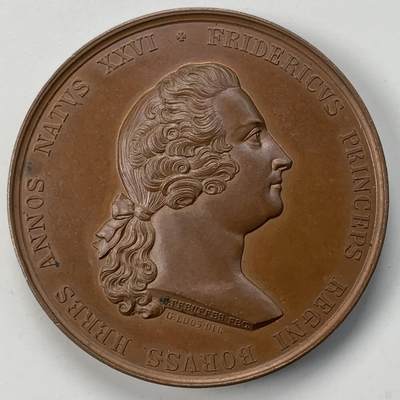 掌中浮雕-藏着的欧洲第051场 - 1838年普鲁士共济会30周年纪念铜章，45mm