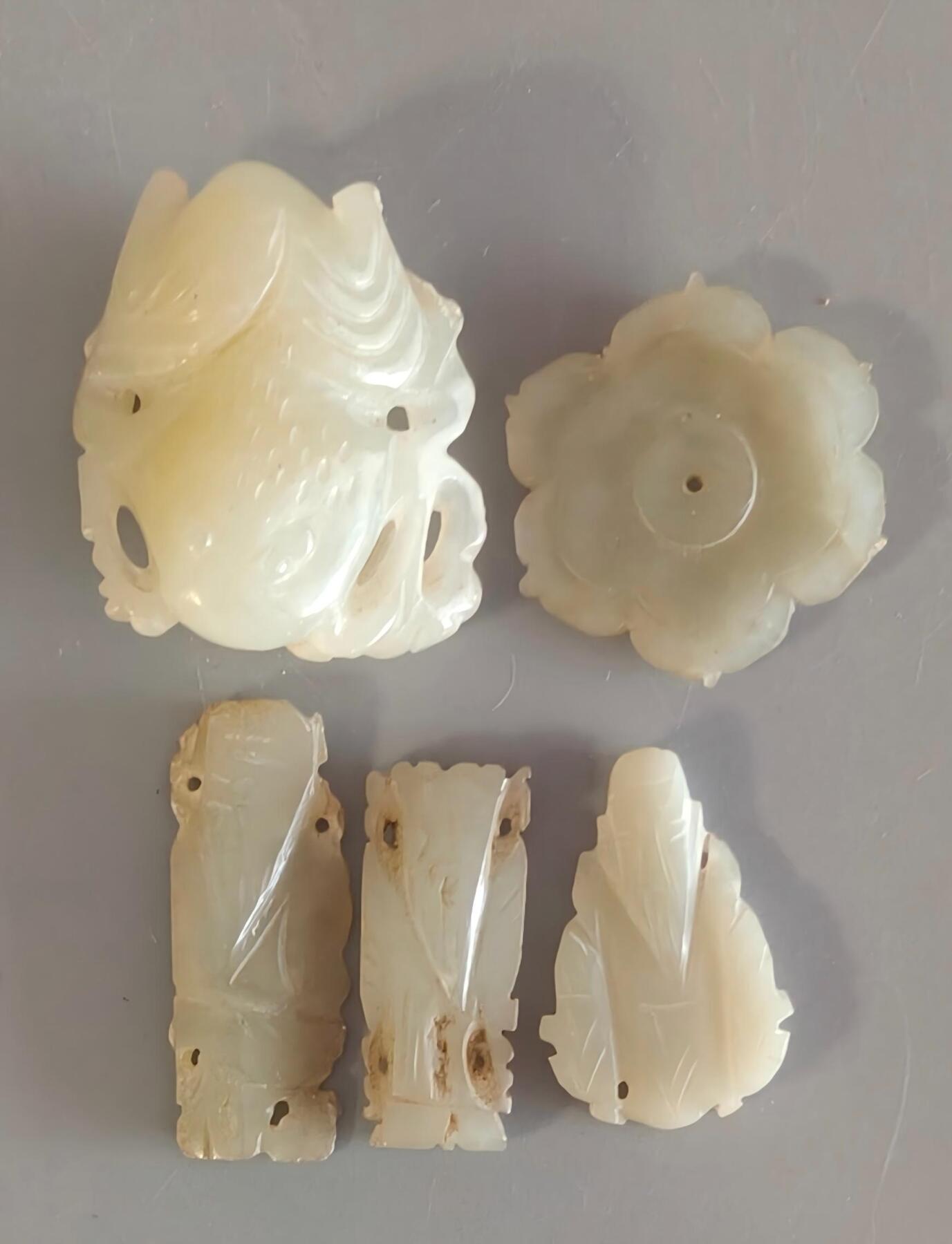 上海都达杂项专场九（全场包邮） 清 各式旧玉 5件1-40