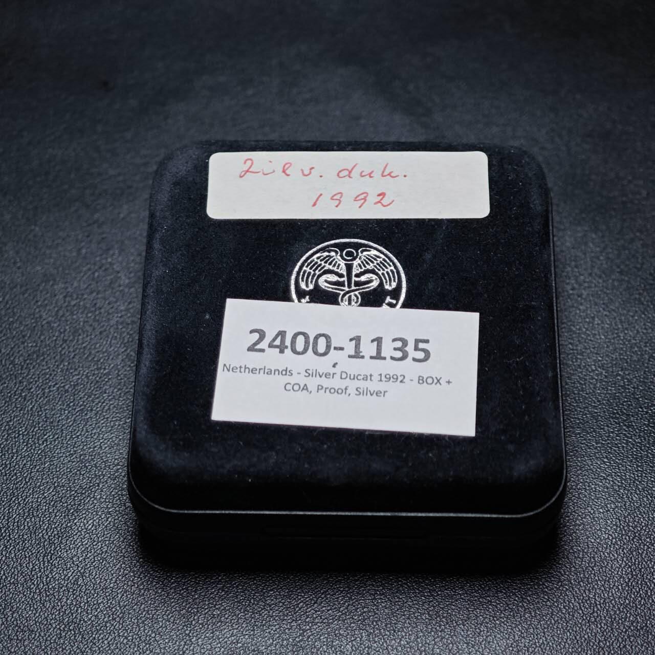 金瓯小拍第三期 古今币章 银价专场 荷兰杜卡特复刻精制银章1992年 28.3克 带盒证