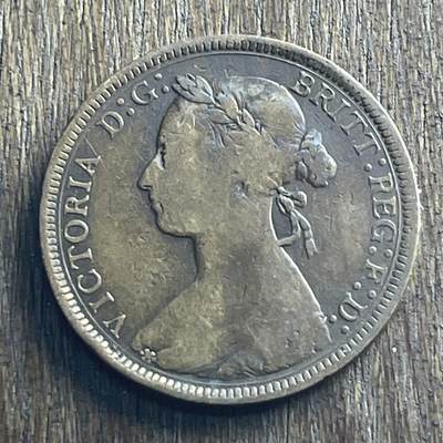 【本场4.12号发货】★第145加场★精品硬币 套币专场 不寄存，200包邮。不满200元，支付5元运费。《接受代拍 代送NGC评级》 - 24【无寄存】1893 英国 维多利亚 半便士 铜币