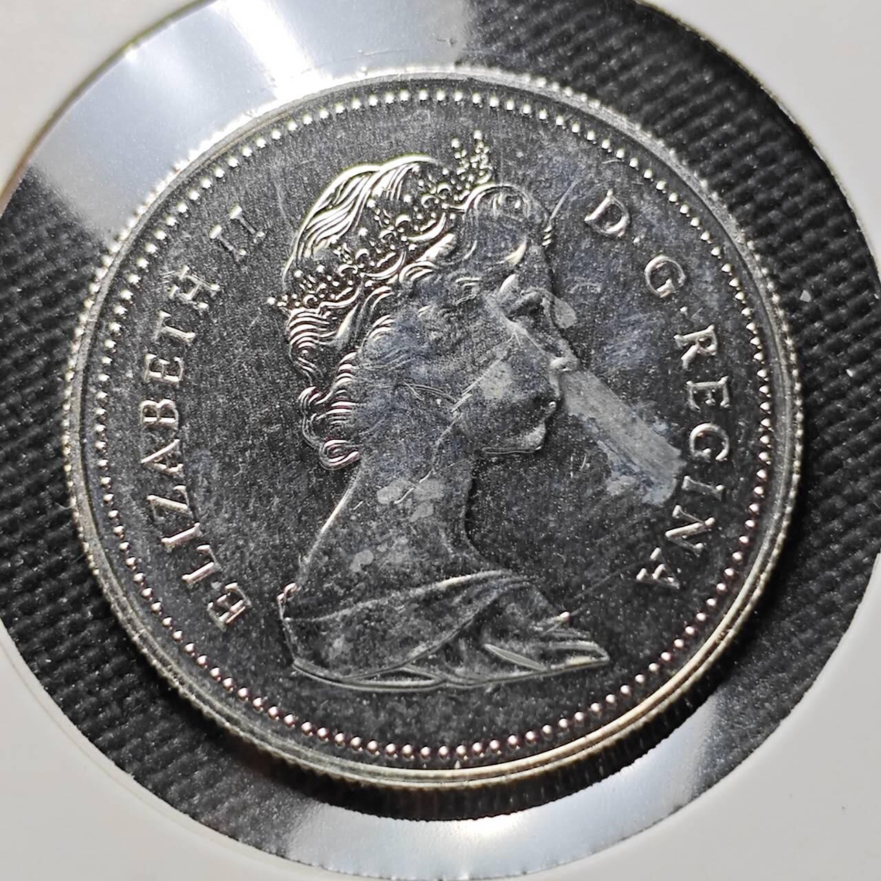 KK钱币收藏小铺  第390期  2月预留时间 周末发货  1985加拿大50分精制币