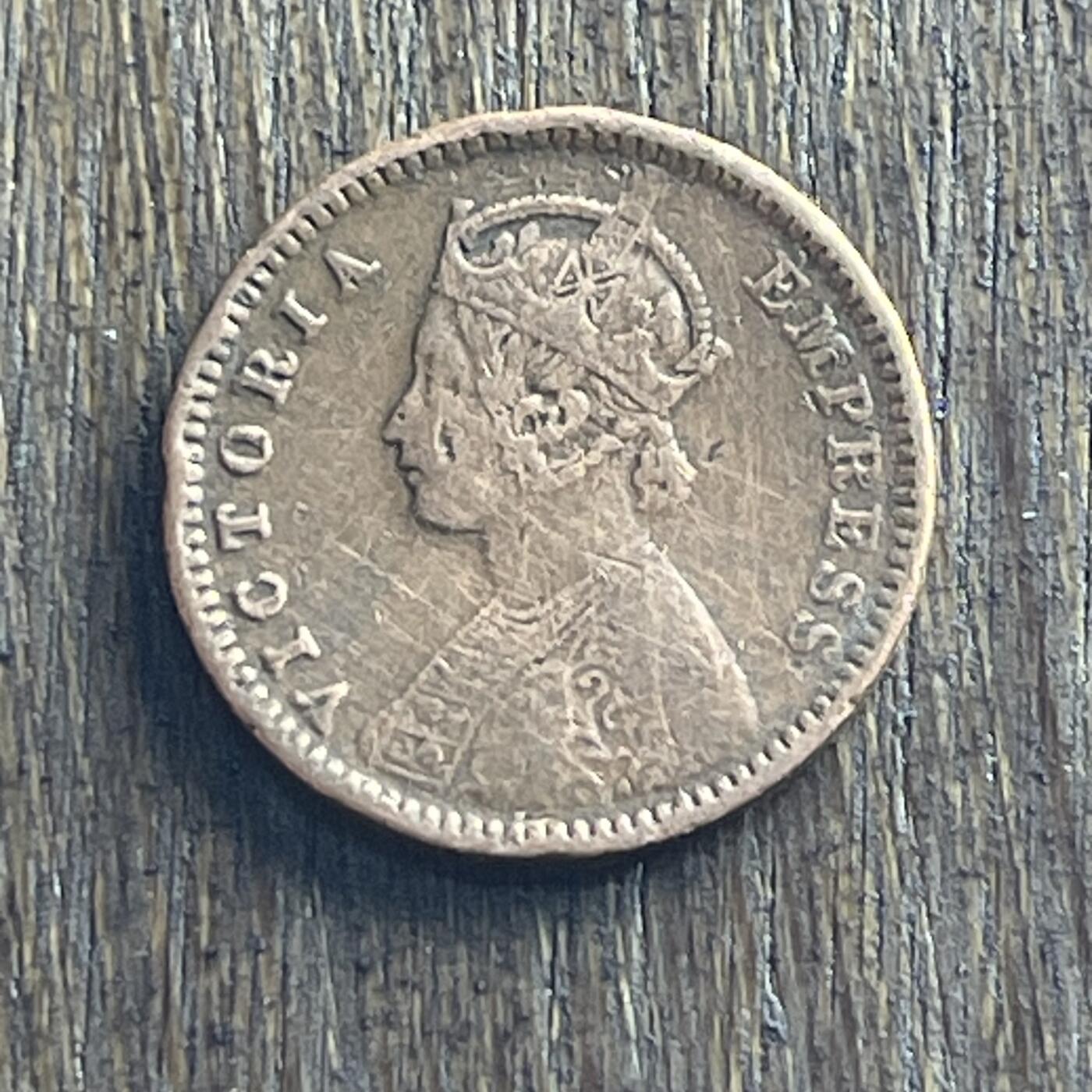 【本场4.12号发货】★第145加场★精品硬币 套币专场 不寄存，200包邮。不满200元，支付5元运费。《接受代拍 代送NGC评级》 25【无寄存】1899  英属 印度 维多利亚 1/1安娜 铜币