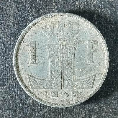 逸泉钱币2026第十五场世界钱币纪念币纸钞A883-1213A - 1142 比利时1法郎