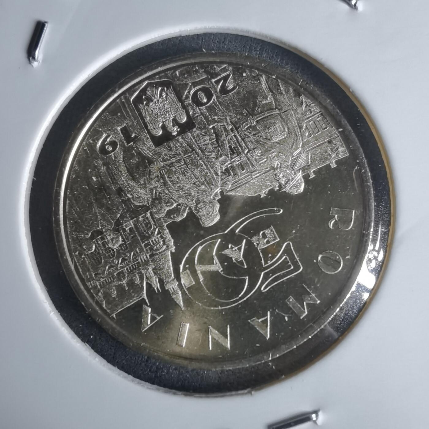 沼泽如烟--第977场 罗马尼亚2019年50巴尼纪念币