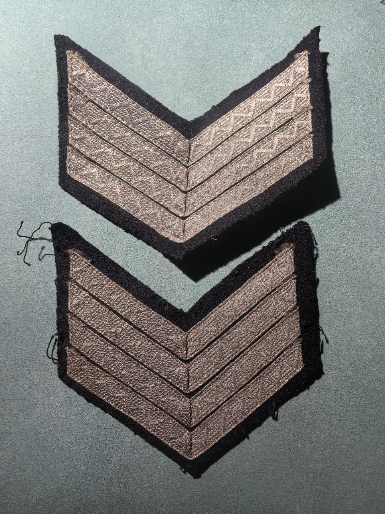 盛世勋华——号角文化勋章邮票专场拍卖第302期 东德人民警察高级警士袖章一对