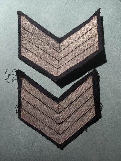 盛世勋华——号角文化勋章邮票专场拍卖第302期 - 东德人民警察高级警士袖章一对