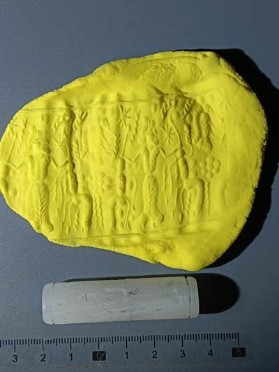 112期新疆红钱粟特钱币丝路钱币专场 - A2巴基斯坦回流玉质滚印