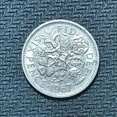 新2026B第六组世界各国精品钱币奖章纪念章花钱401-830 - 771英国6便士