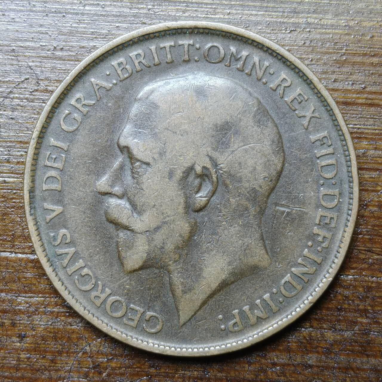 【铜匠收藏】★第140场★散币场。不寄存，30包邮。不满30元，支付5元运费。《接受代拍 代送NGC评级》 71【无寄存】英国1912年1便士 乔五 