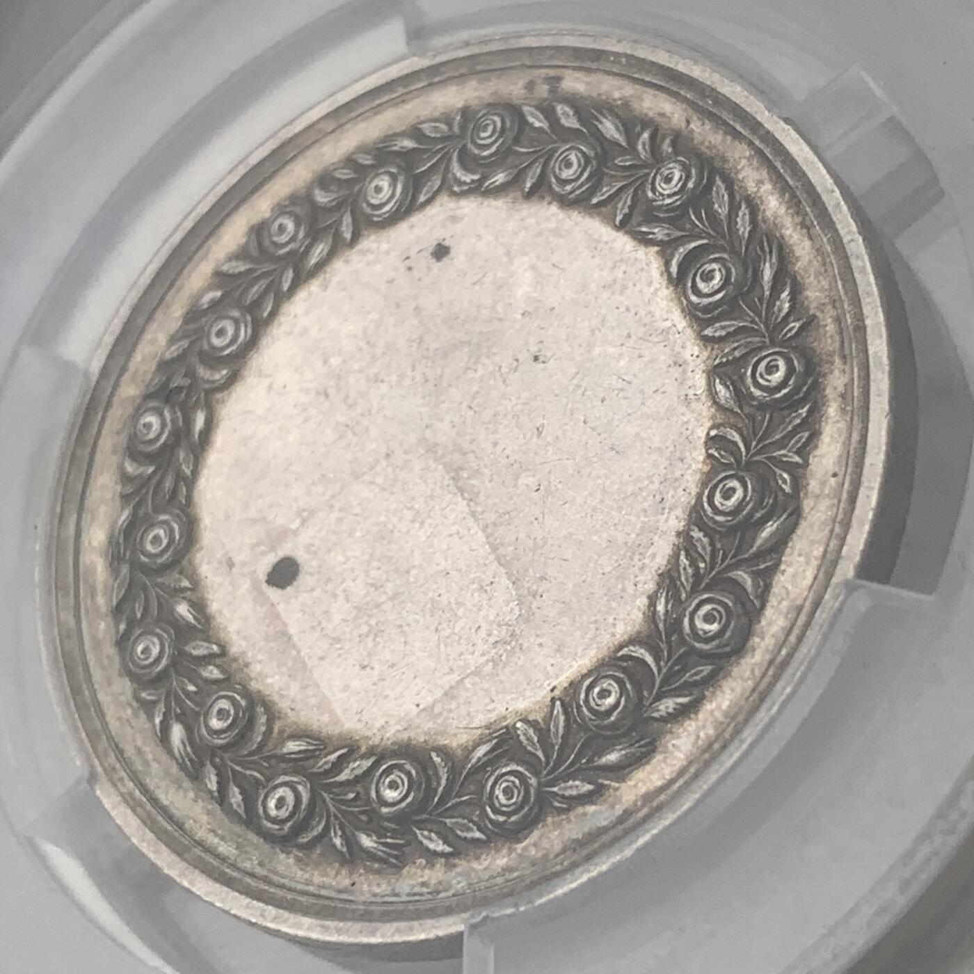 掌中浮雕-藏着的欧洲第051场 法国结婚银章，30mm