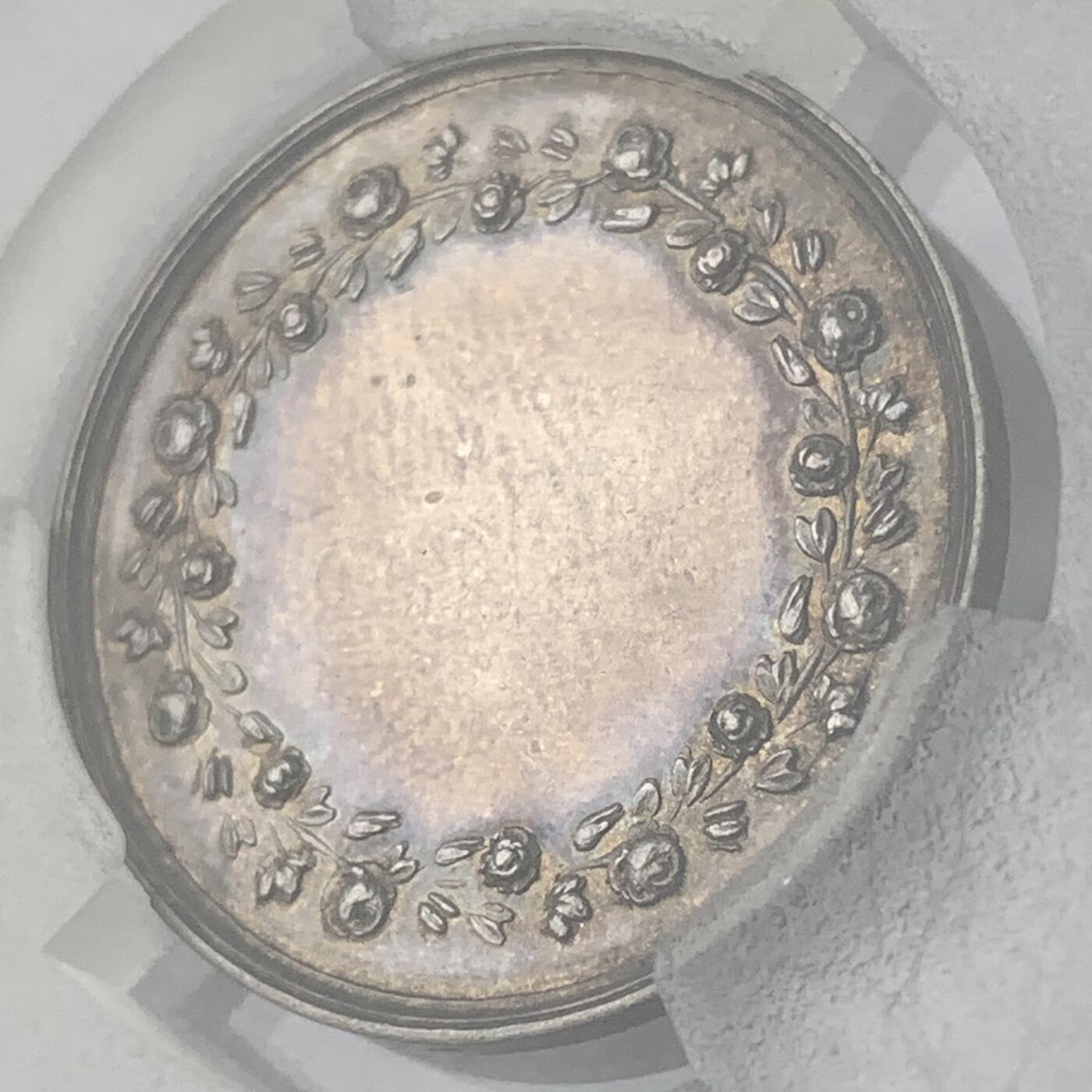 掌中浮雕-藏着的欧洲第051场 法国结婚银章，23mm