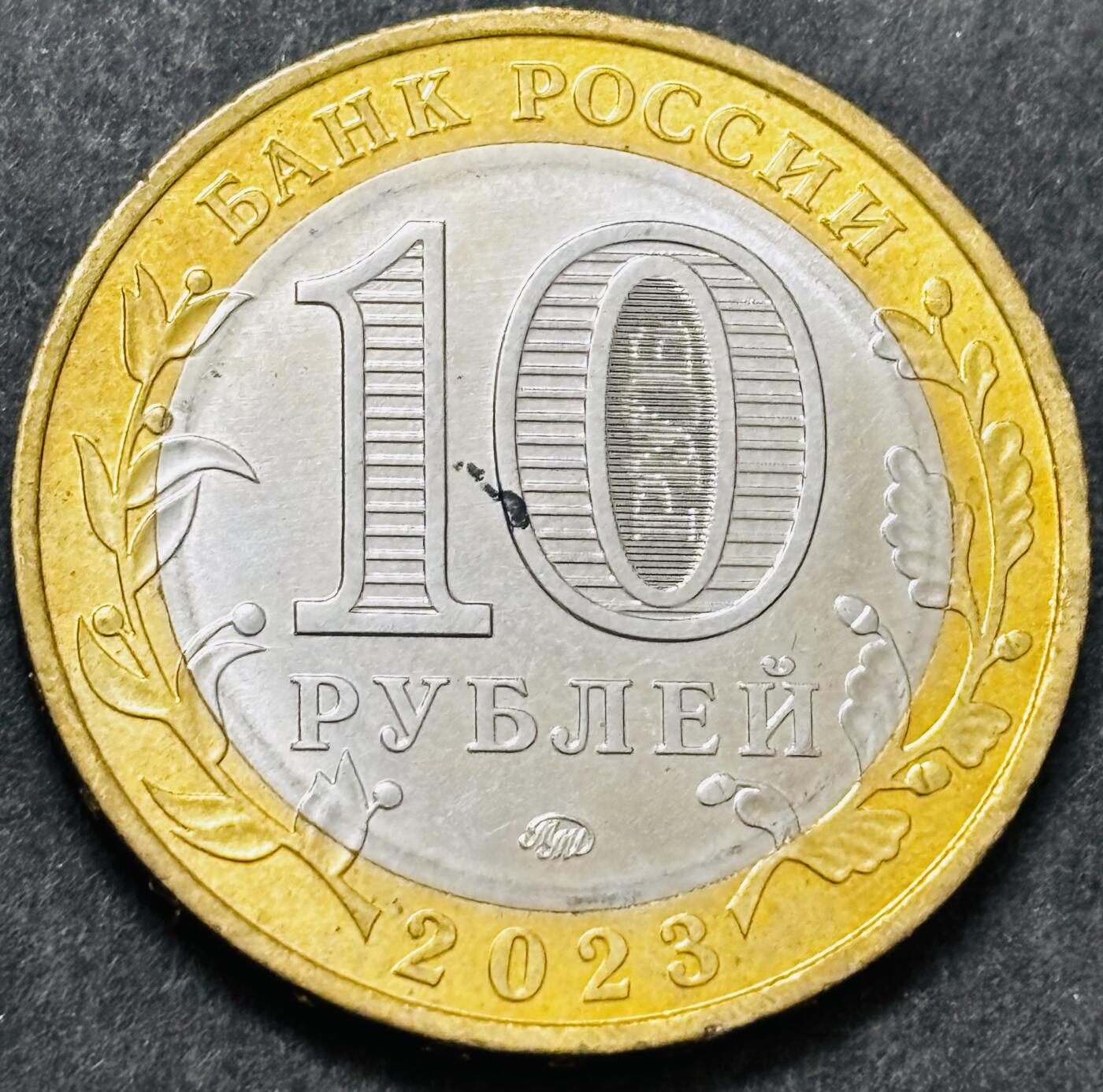 文馨钱币收藏 2026新年第五场（第 291 场）【长期接代拍品】 雷宾斯克 俄罗斯2023年10卢布古城双色纪念币