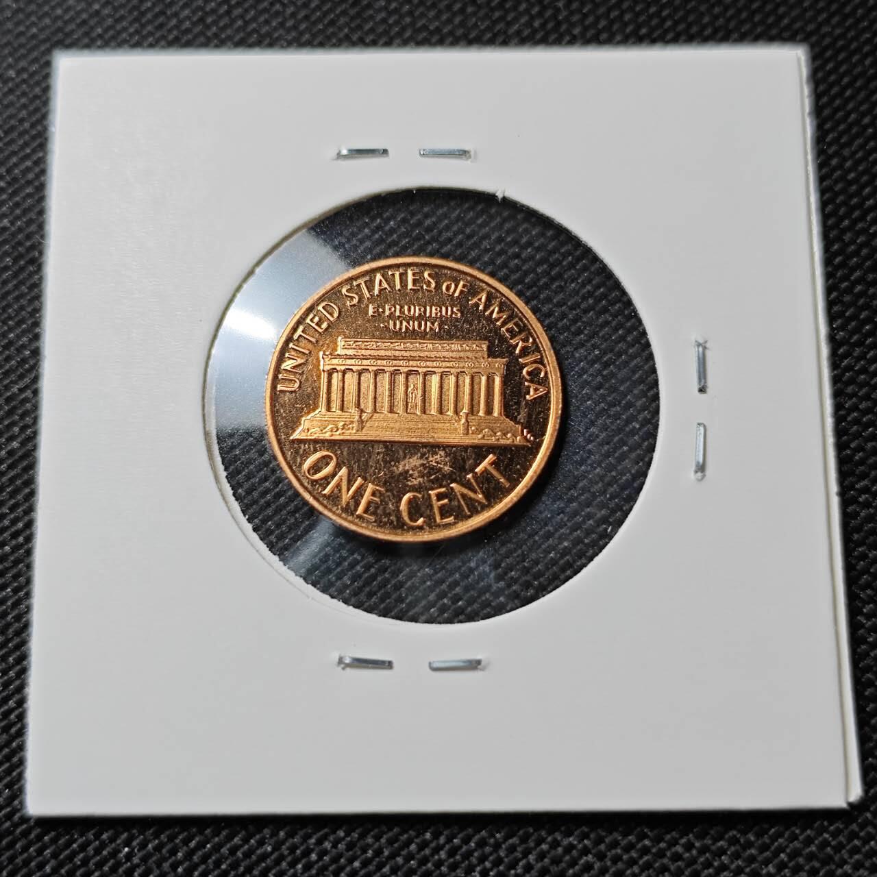 KK钱币收藏小铺  第390期  2月预留时间 周末发货  1987美国1分精制币