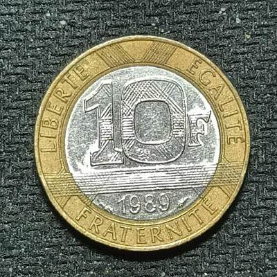 新2026B第六组世界各国精品钱币奖章纪念章花钱401-830 - 699法国10法郎