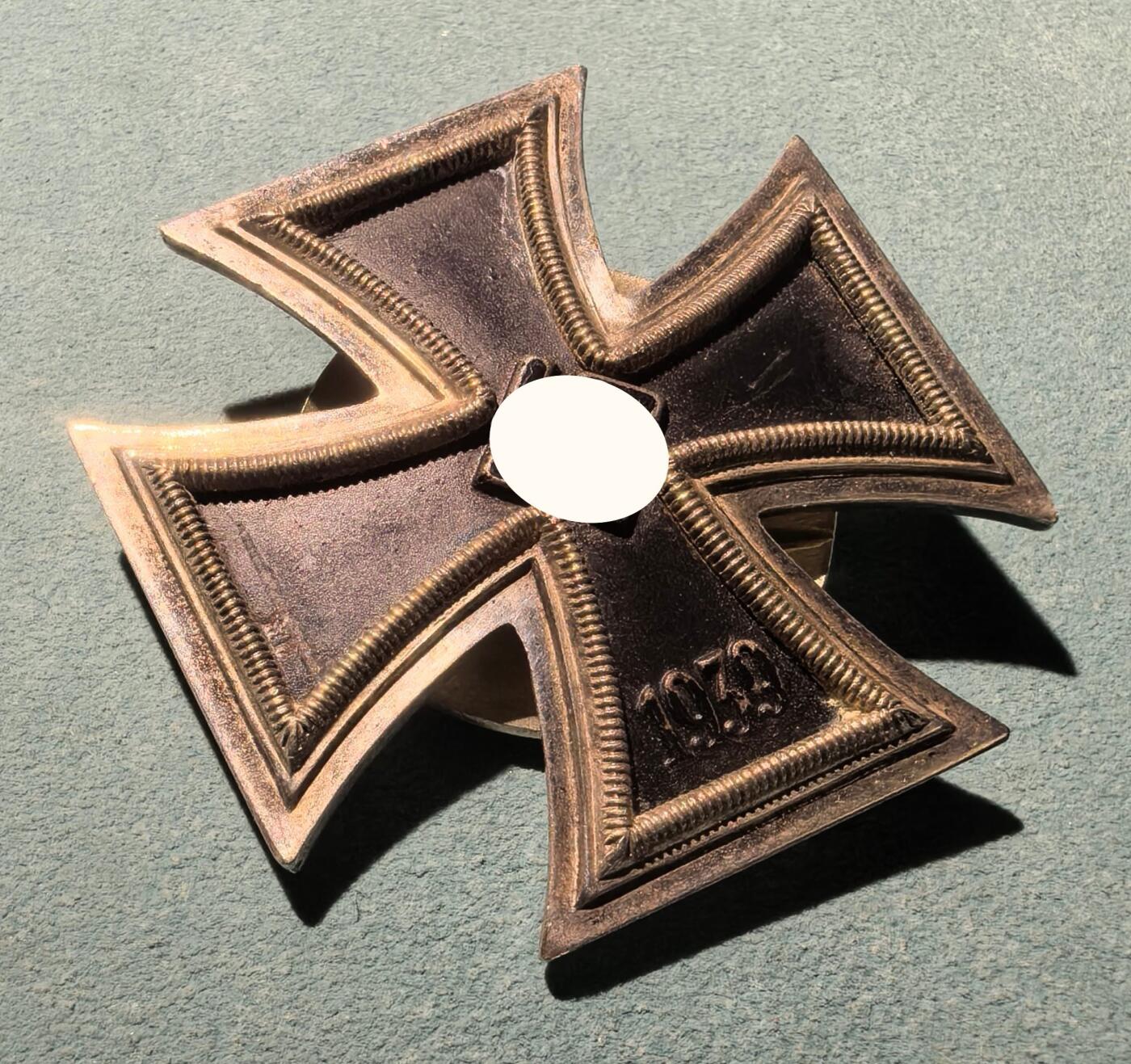 盛世勋华——号角文化勋章邮票专场拍卖第302期 德国（1939）一级铁十字勋章 少见圆盘版 带L58厂标（Rudolf Souval, Wien）