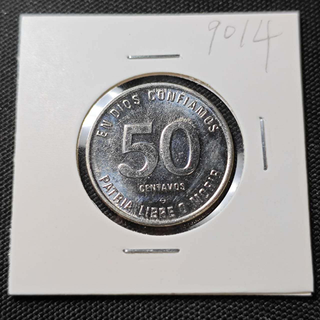 KK钱币收藏小铺  第390期  2月预留时间 周末发货  1983尼加拉瓜50分