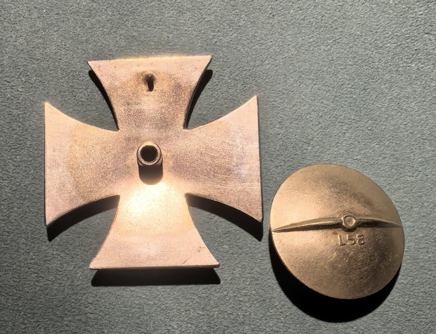 盛世勋华——号角文化勋章邮票专场拍卖第302期 德国（1939）一级铁十字勋章 少见圆盘版 带L58厂标（Rudolf Souval, Wien）