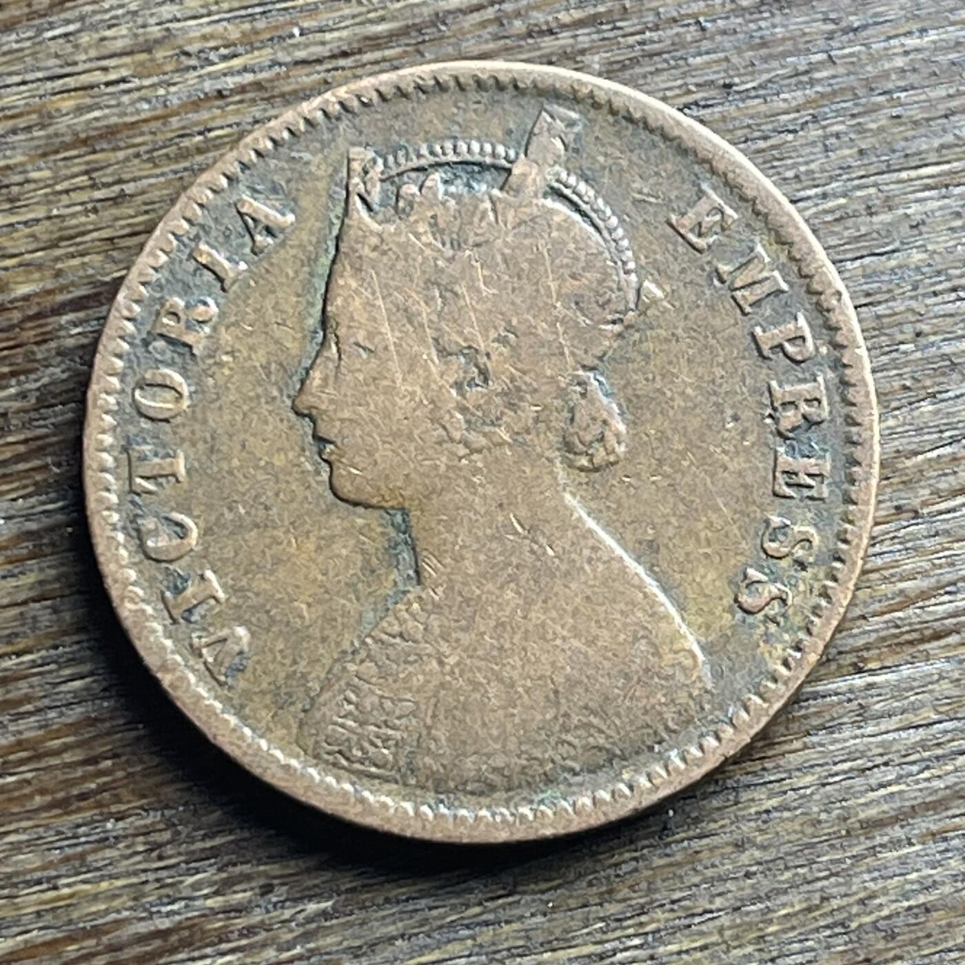 【本场4.12号发货】★第145加场★精品硬币 套币专场 不寄存，200包邮。不满200元，支付5元运费。《接受代拍 代送NGC评级》 64【无寄存】1886 英属 印度 维多利亚 1/4安娜 铜币