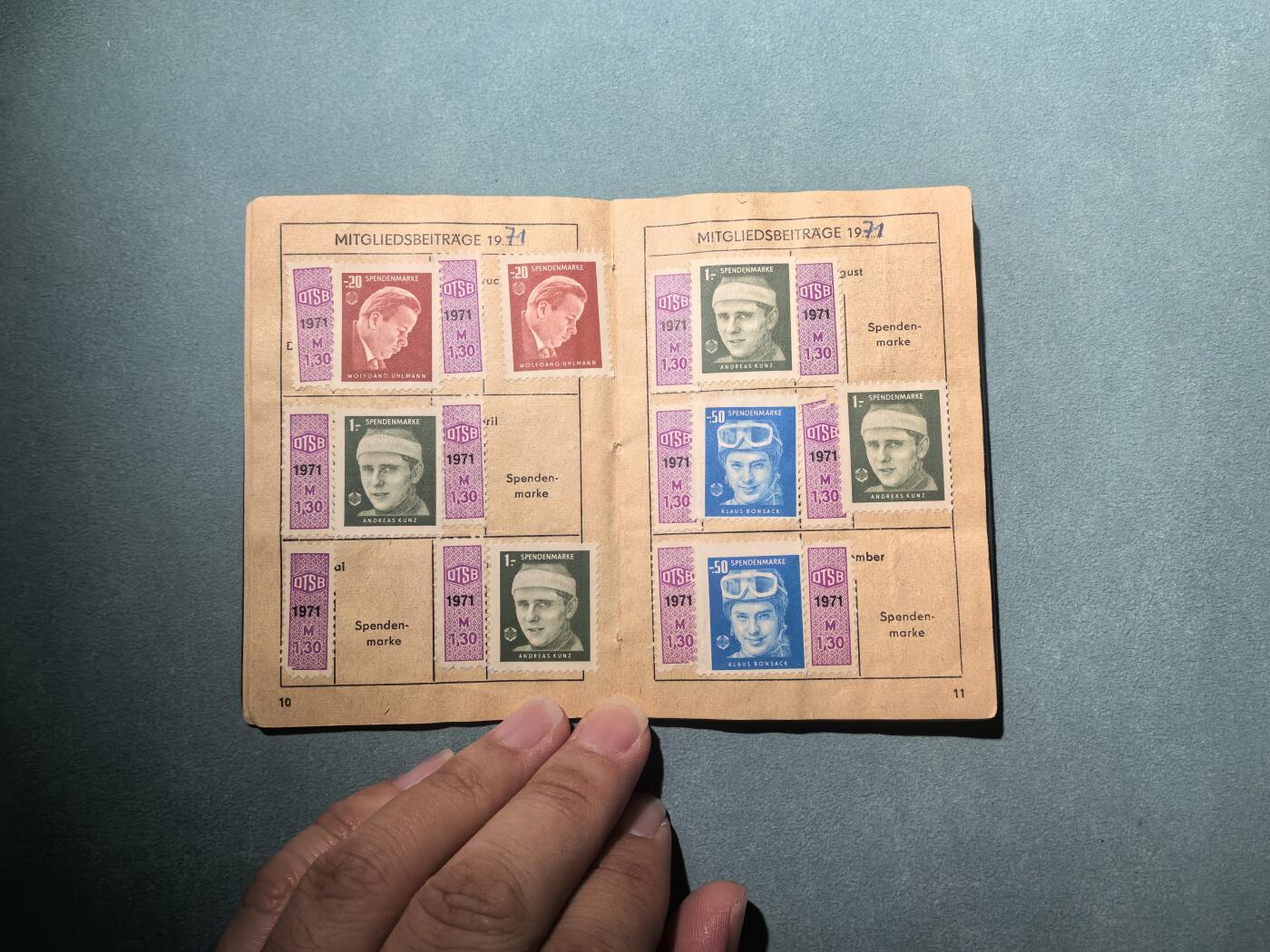 盛世勋华——号角文化勋章邮票专场拍卖第302期 东德德意志体操和体育联合会（DTSB）会员证书