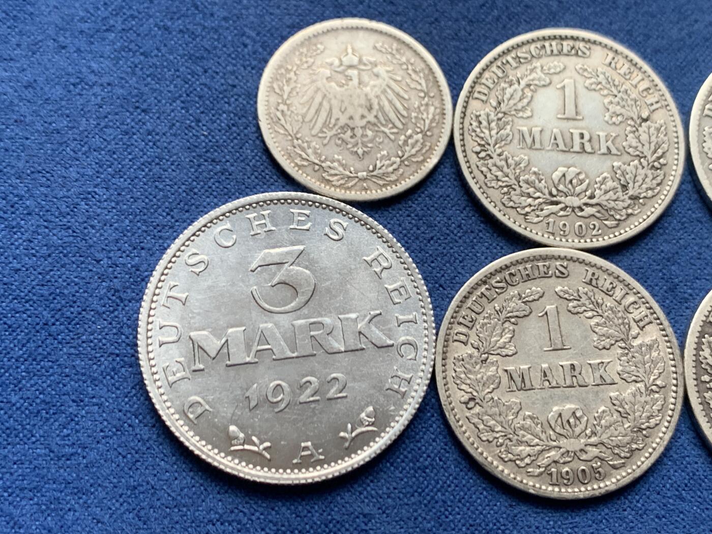 《竞宝斋》第462场 周日，周一，2场连拍 （全场包邮）欢迎送拍 六枚一组 银币5枚+铝币1枚 细节见图