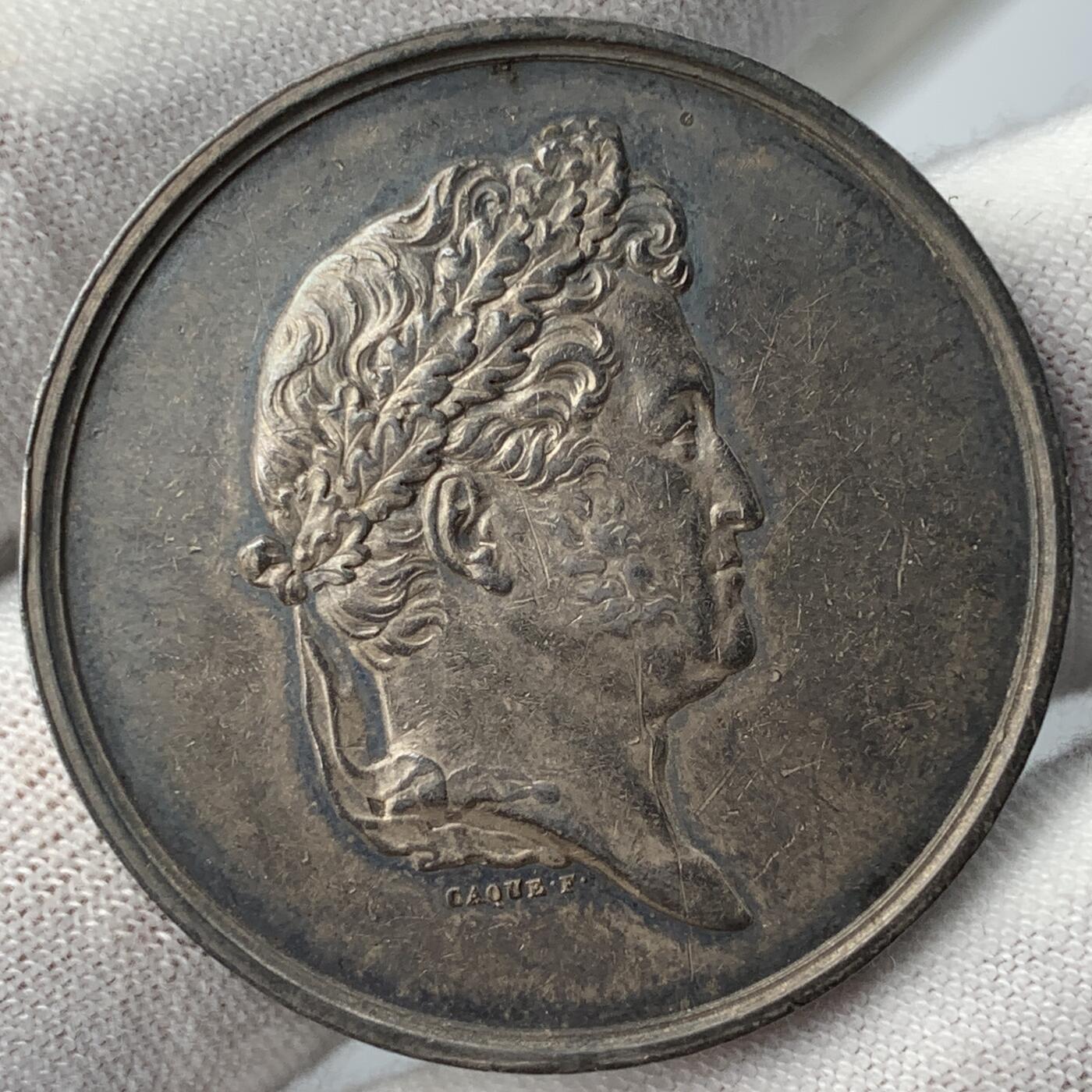 掌中浮雕-藏着的欧洲第051场 法国商业保险经纪人银章，34.58mm，17.96g