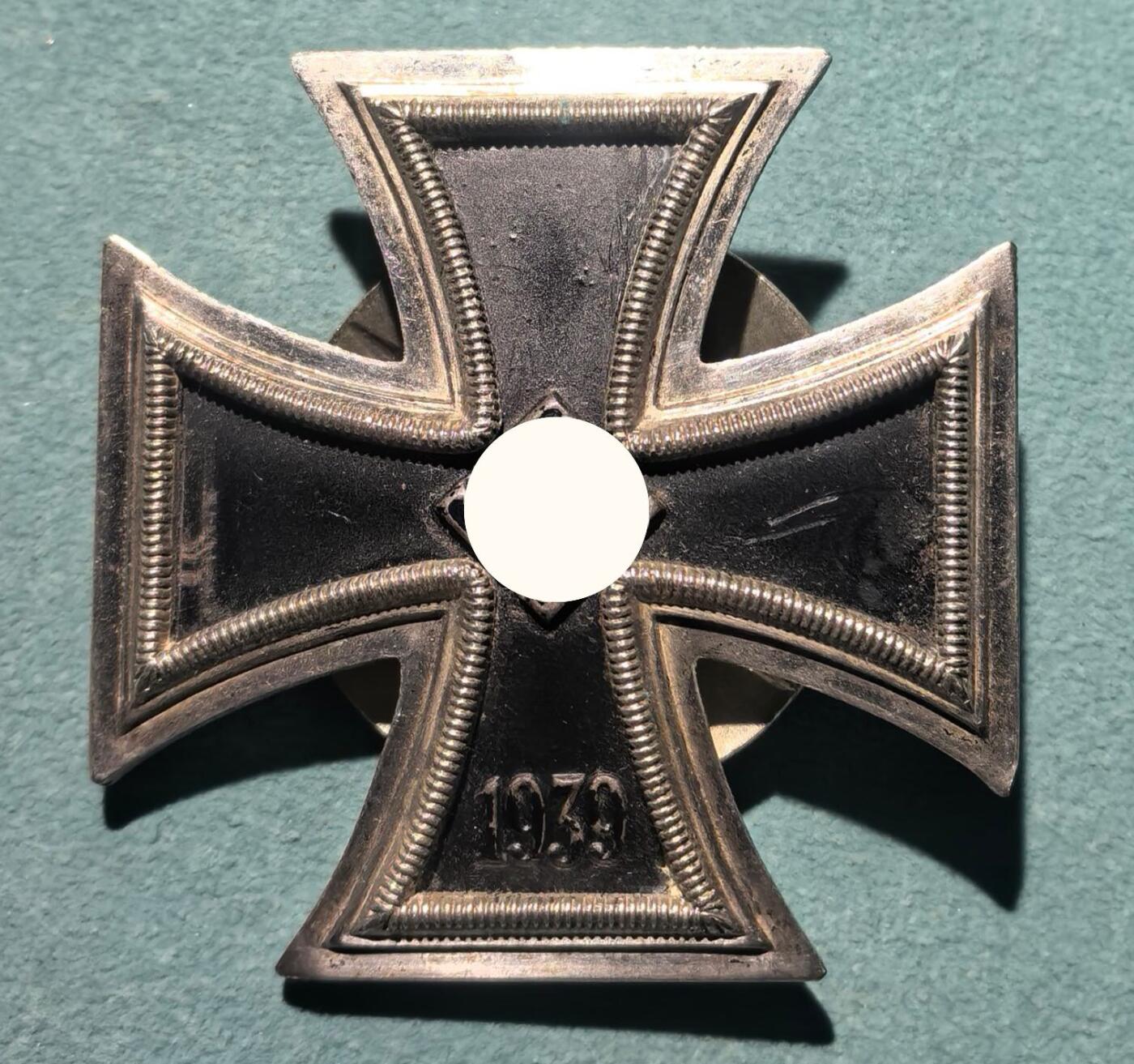 盛世勋华——号角文化勋章邮票专场拍卖第302期 德国（1939）一级铁十字勋章 少见圆盘版 带L58厂标（Rudolf Souval, Wien）