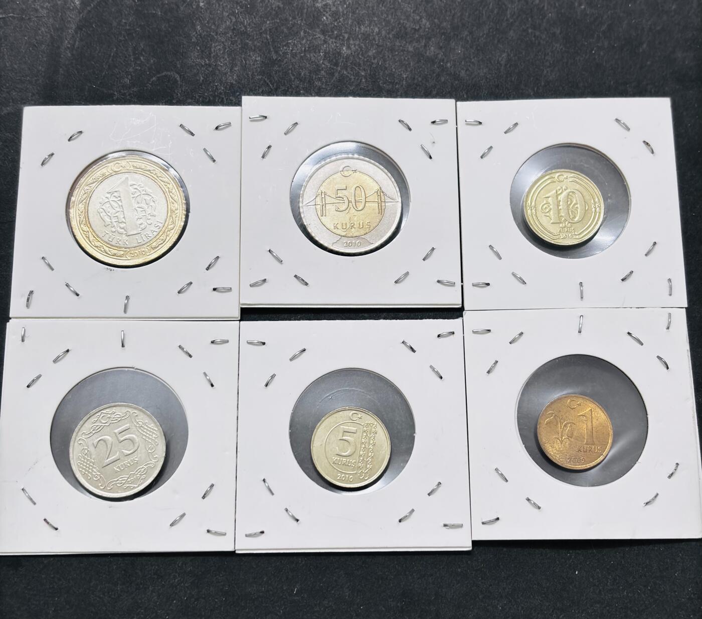 文馨钱币收藏 2026新年第五场（第 291 场）【长期接代拍品】 全新土耳其一套