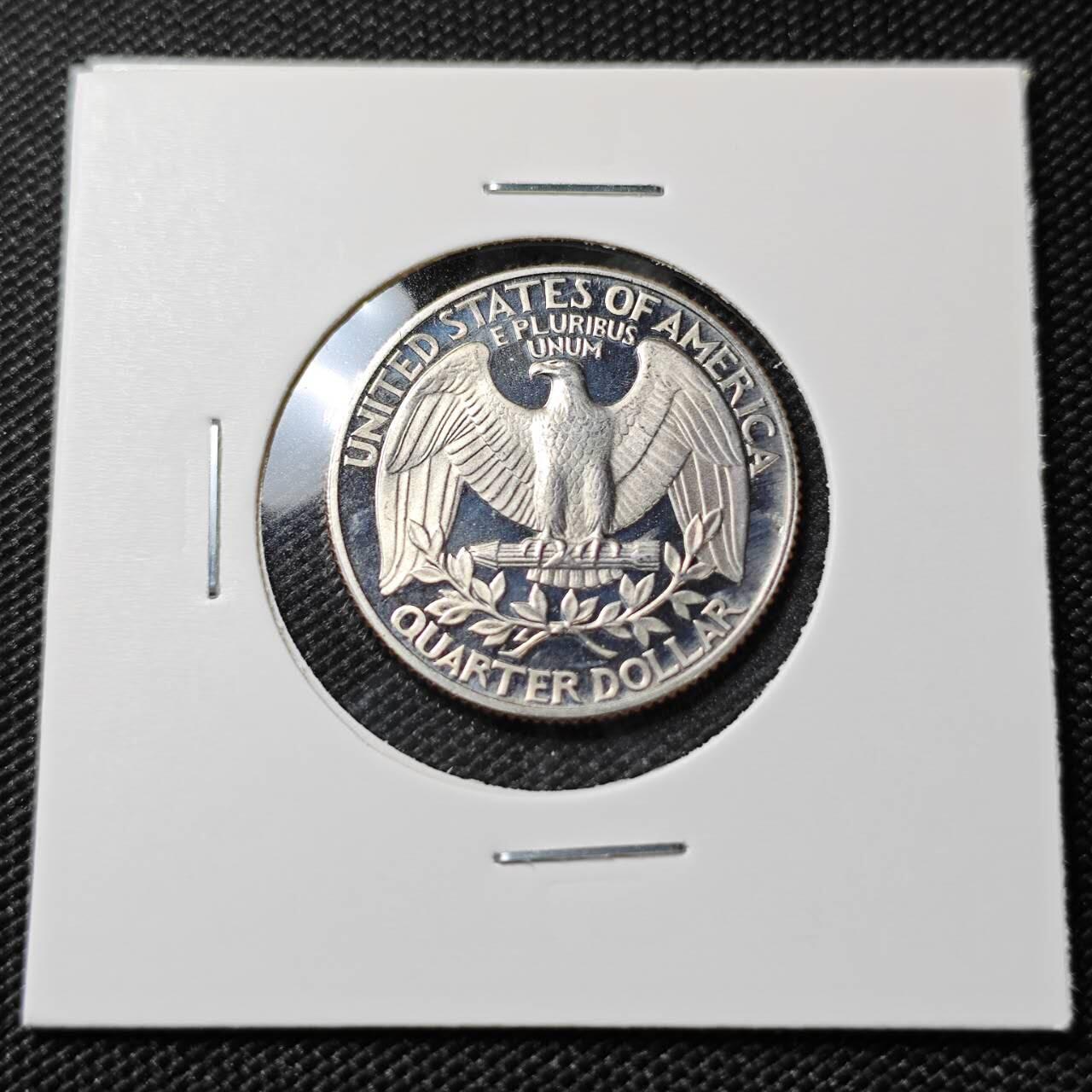 KK钱币收藏小铺  第390期  2月预留时间 周末发货  1987美国25分精制币