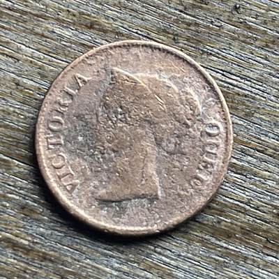 【本场4.12号发货】★第145加场★精品硬币 套币专场 不寄存，200包邮。不满200元，支付5元运费。《接受代拍 代送NGC评级》 - 89【无寄存】稀少 1862 英属印度管辖 海峡 1/4分铜币