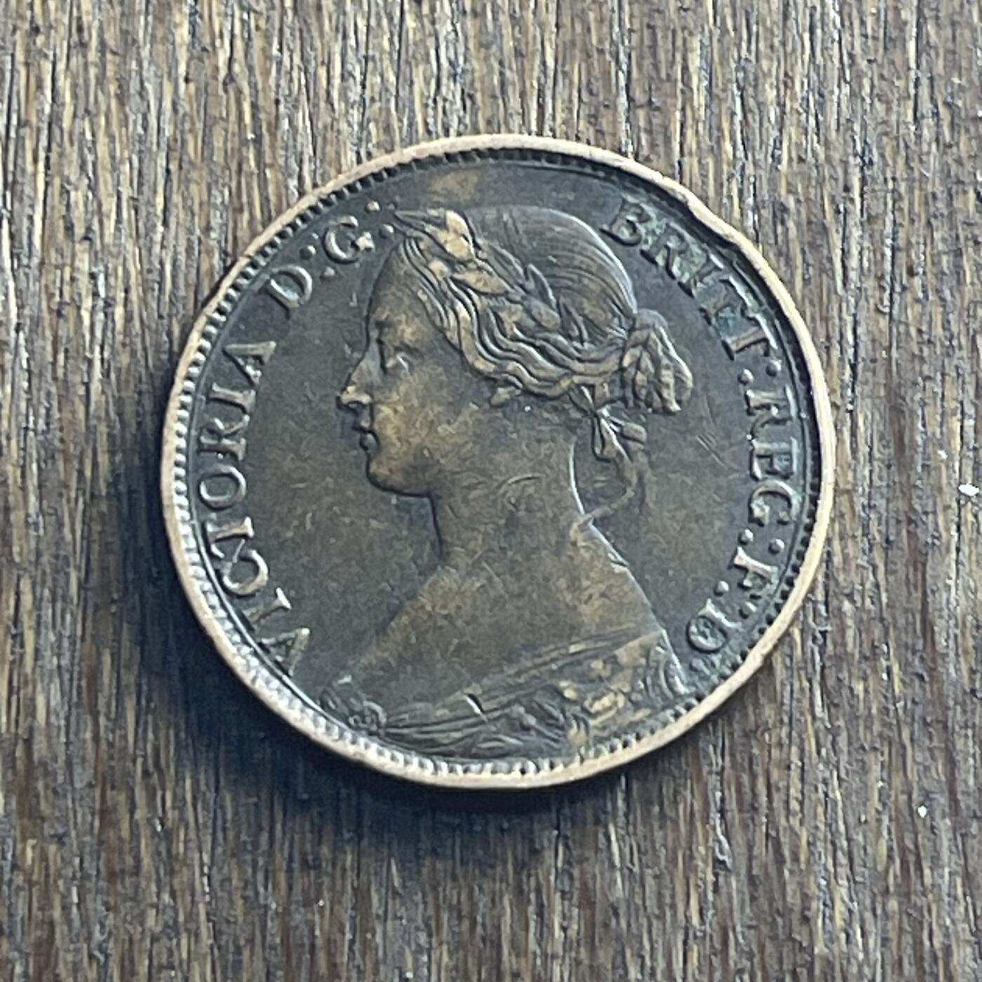 【本场4.12号发货】★第145加场★精品硬币 套币专场 不寄存，200包邮。不满200元，支付5元运费。《接受代拍 代送NGC评级》 23【无寄存】1860 英国 维多利亚 1法新 铜币