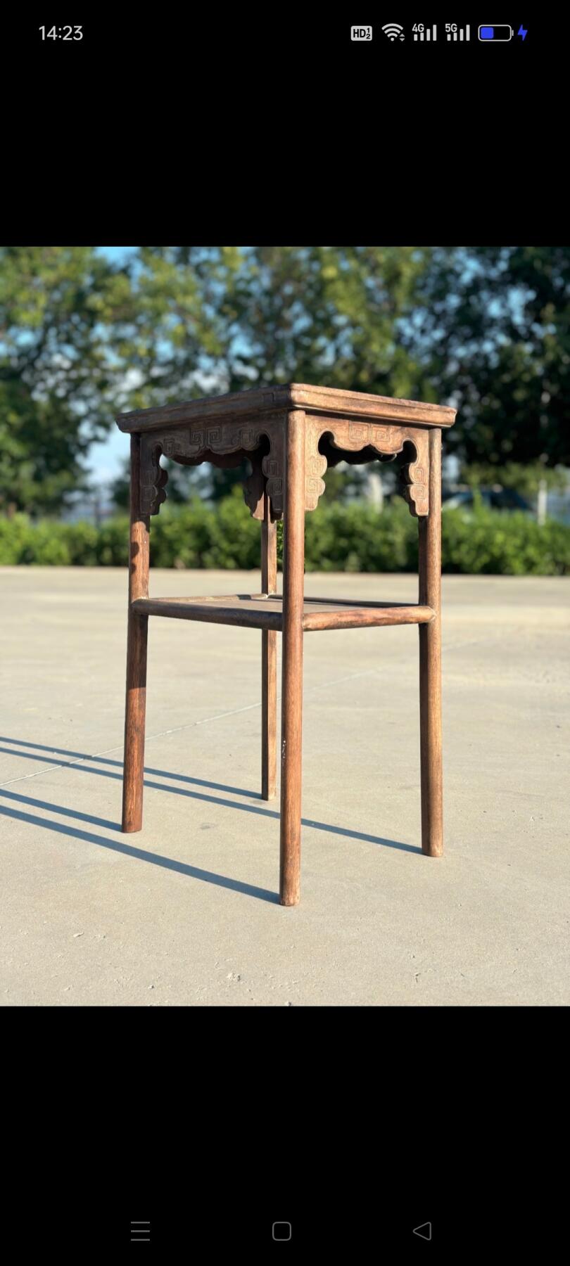 花梨木玫瑰椅一套，满工雕刻，品相完美，尺寸如图