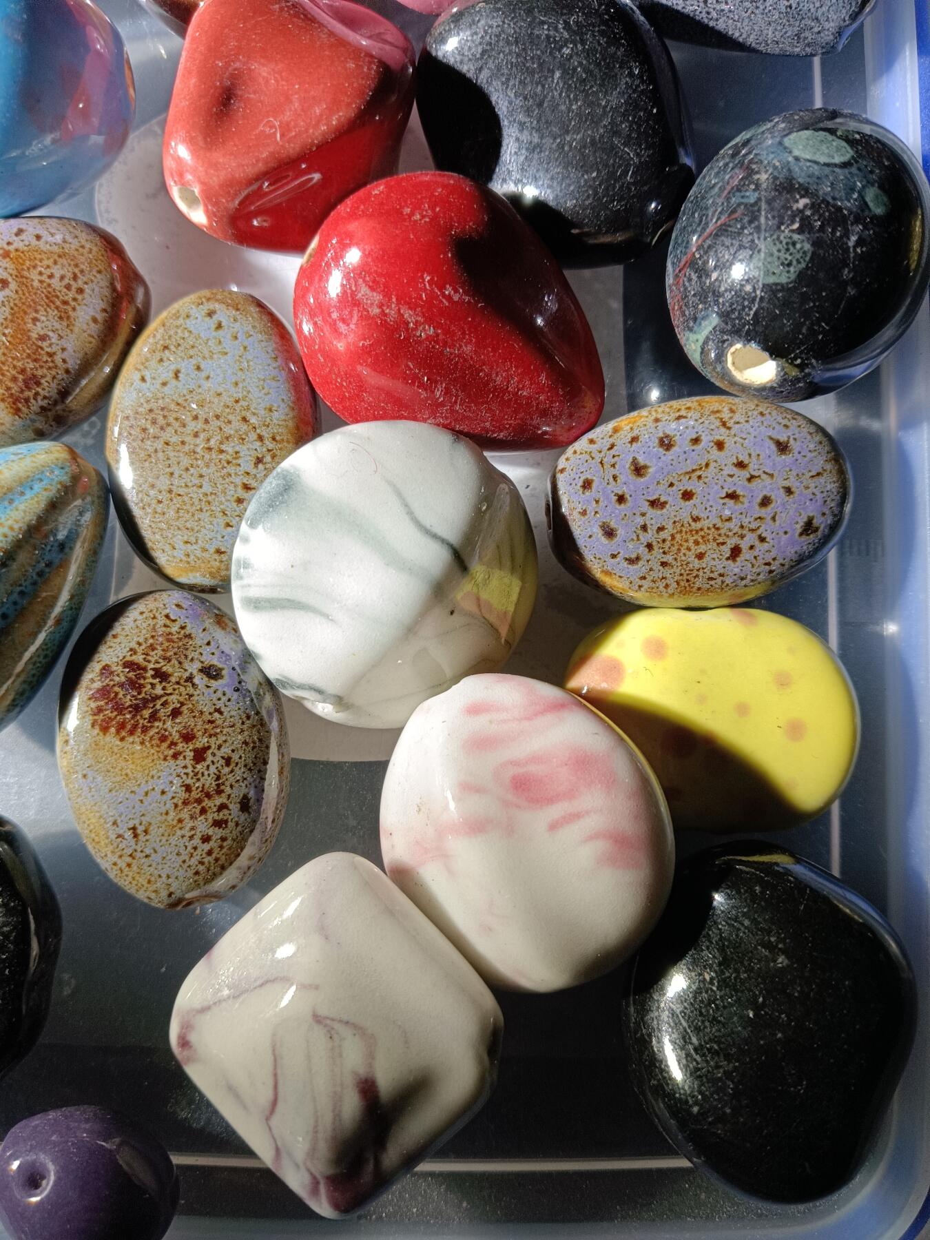 112期新疆红钱粟特钱币丝路钱币专场 回流瓷珠