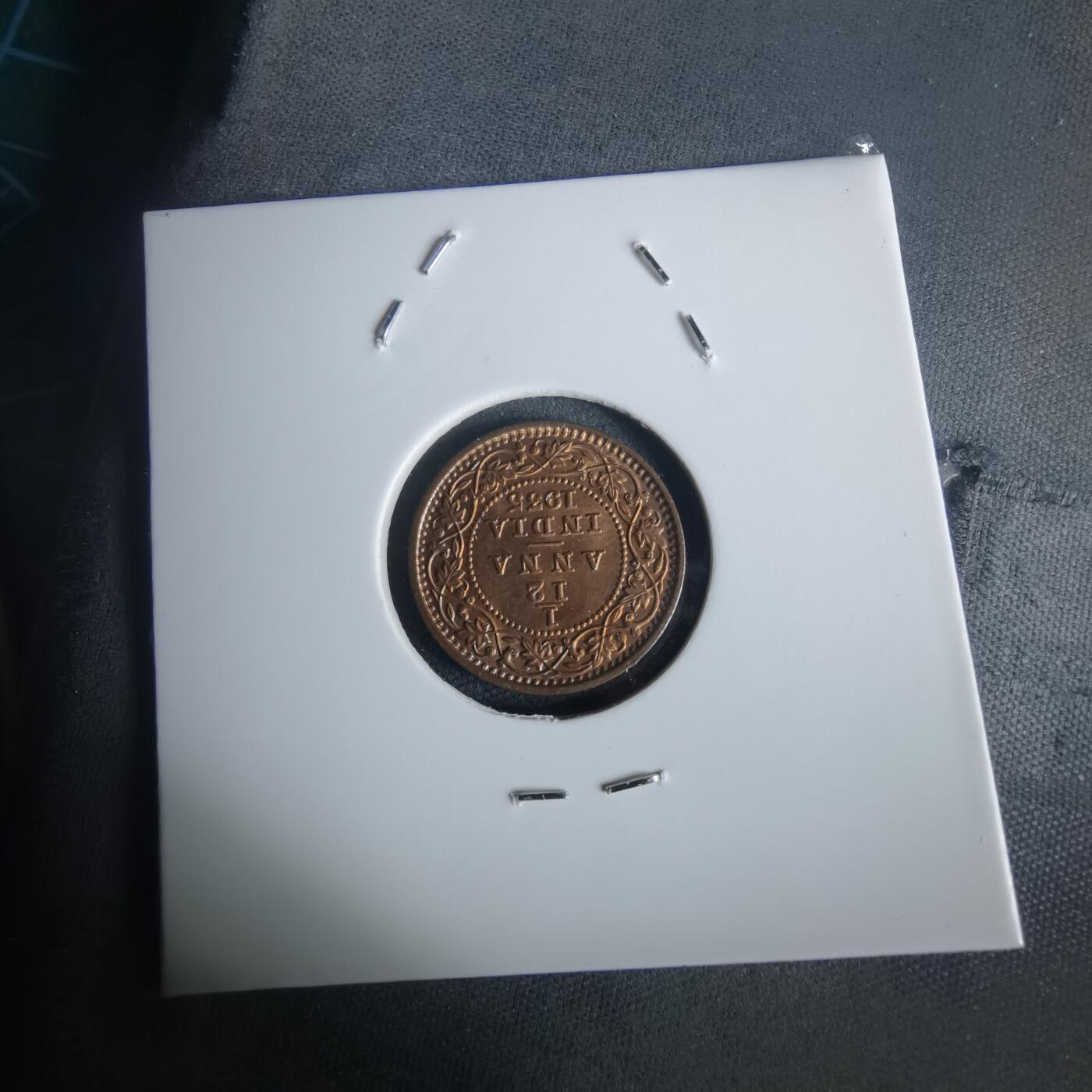 沼泽如烟--第977场 英属印度1935年十二分之一安娜