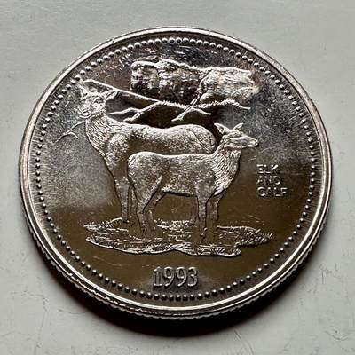 🌹外币初藏🌹🐯2026年第12场  每周二四六晚8️⃣点 接代拍 - 加拿大1993年¥1贸易代用币