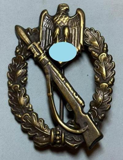 盛世勋华——号角文化勋章邮票专场拍卖第302期 - 德国（1939）铜级步兵突击章