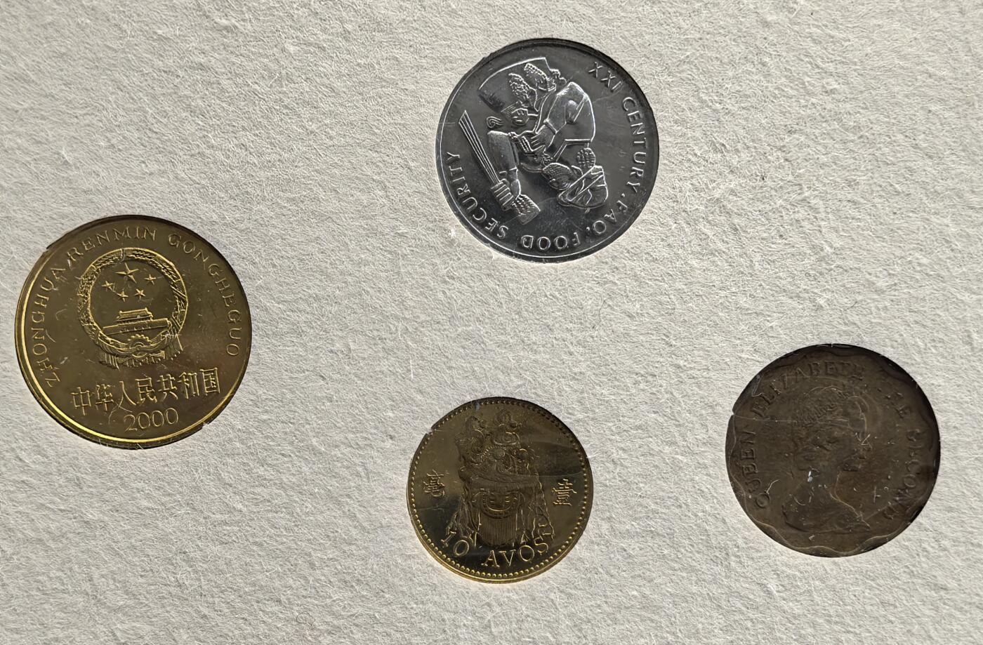 外国优质老铜币高银银币，周六九点倒数截拍，满百包邮，持续收拍 币册拆下的纪念币共8枚含土耳其FAO及原色梅花币