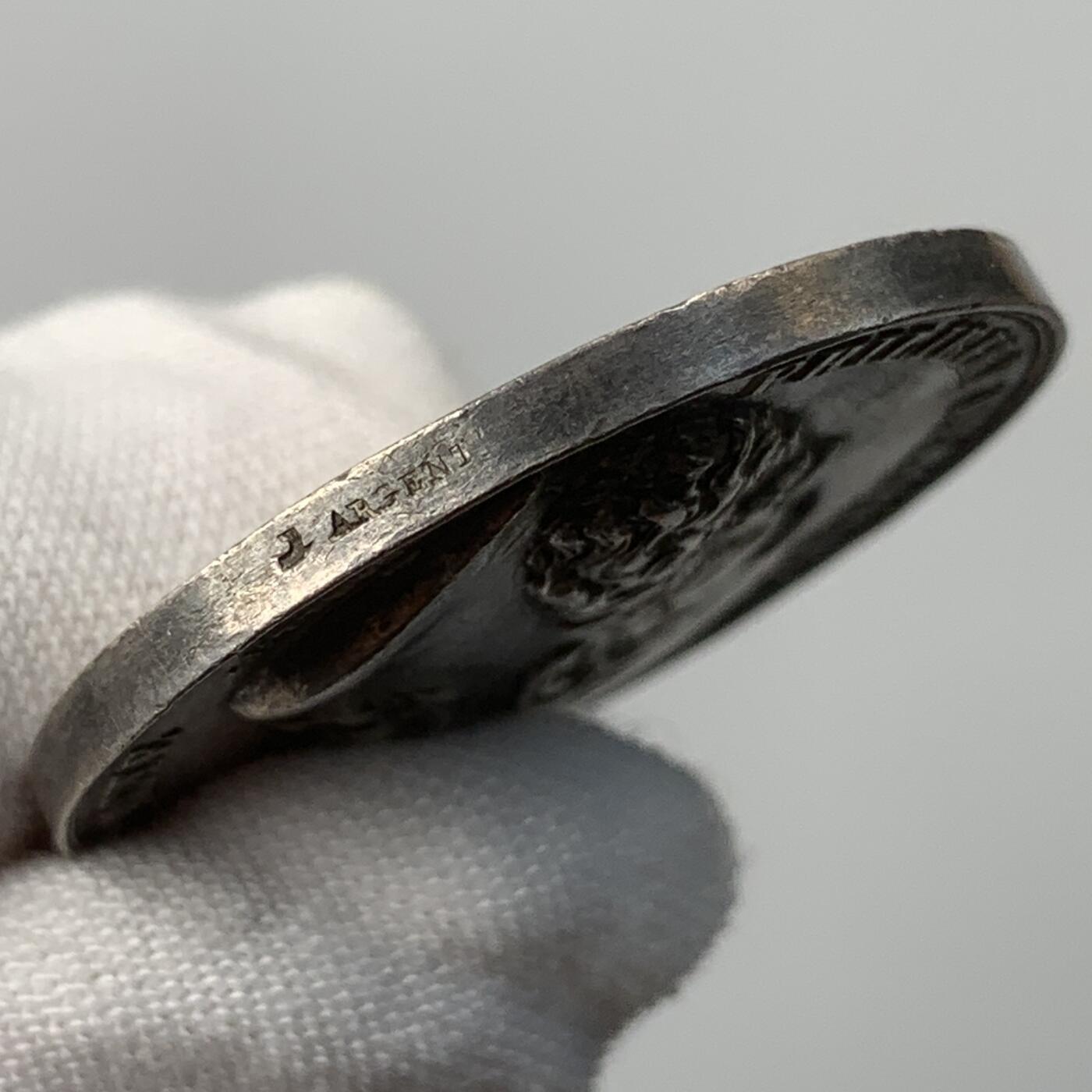 掌中浮雕-藏着的欧洲第051场 法国里昂建筑师协会银章，30mm，15.19g