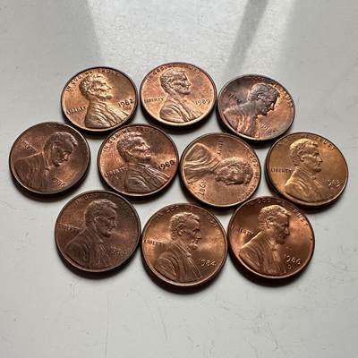 🌹外币初藏🌹🐯2026年第12场  每周二四六晚8️⃣点 接代拍 - 80年代一美分 原光10枚