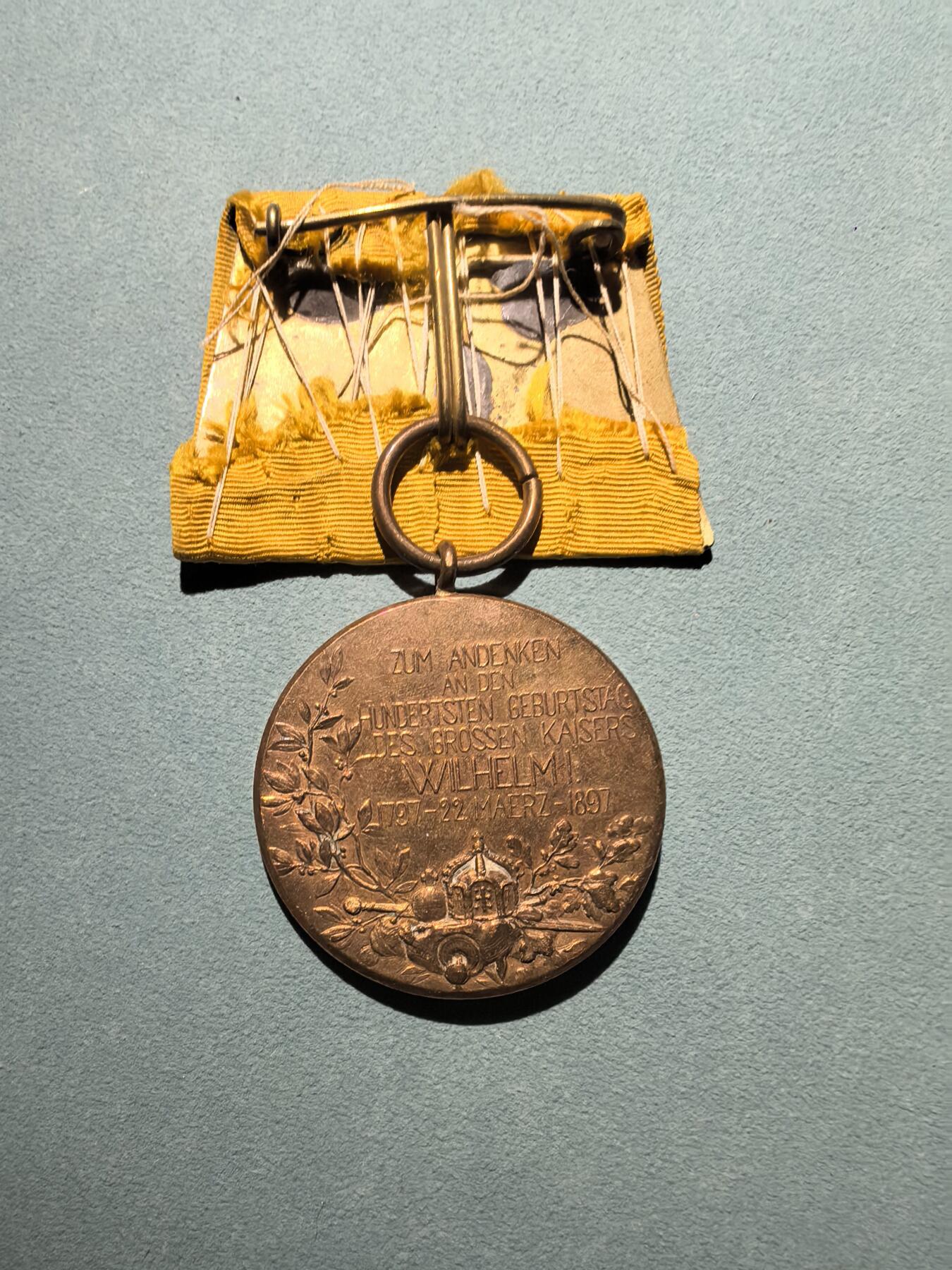 盛世勋华——号角文化勋章邮票专场拍卖第302期 德国（邦国）德皇百年纪念奖章 阅兵式挂