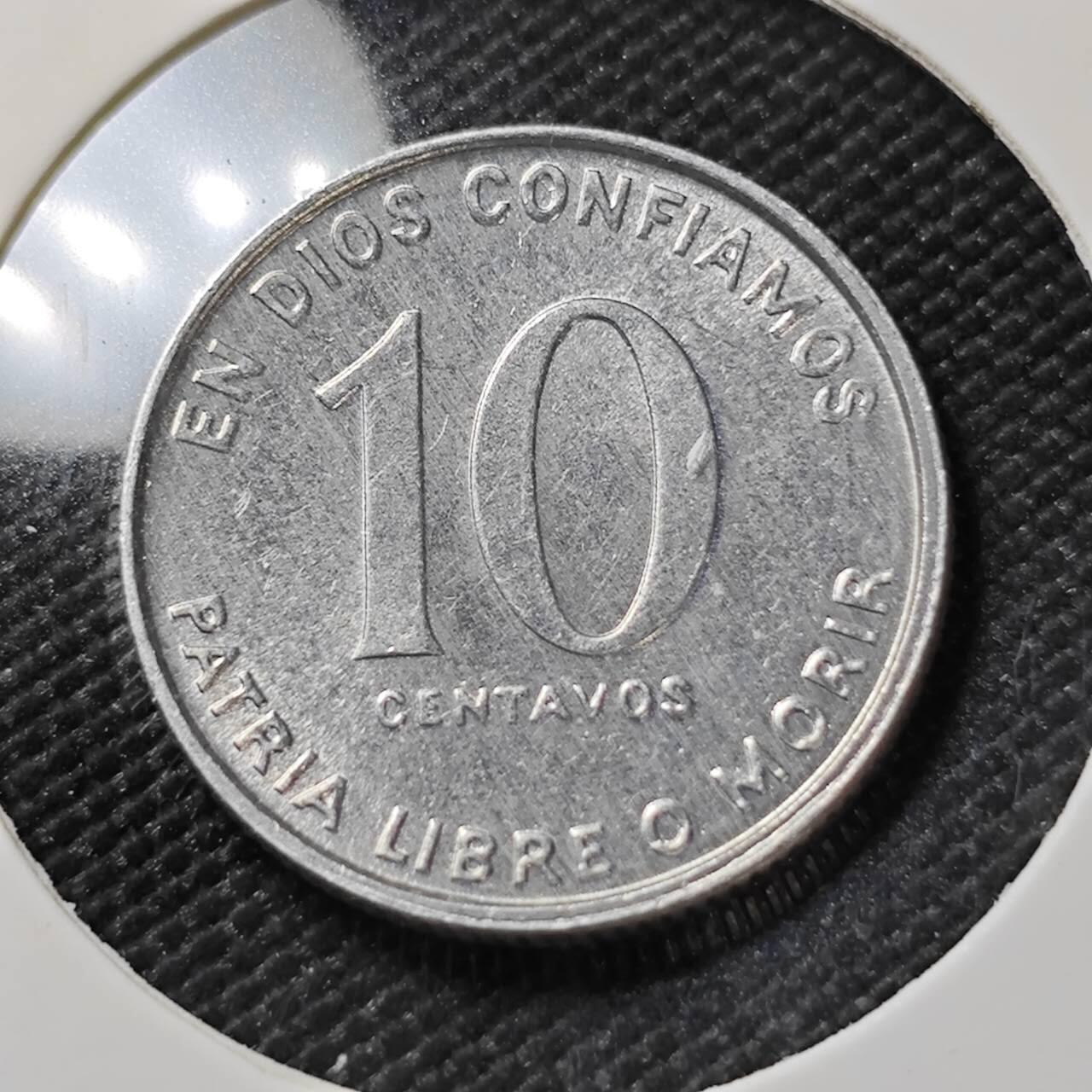 KK钱币收藏小铺  第390期  2月预留时间 周末发货  1981尼加拉瓜10分