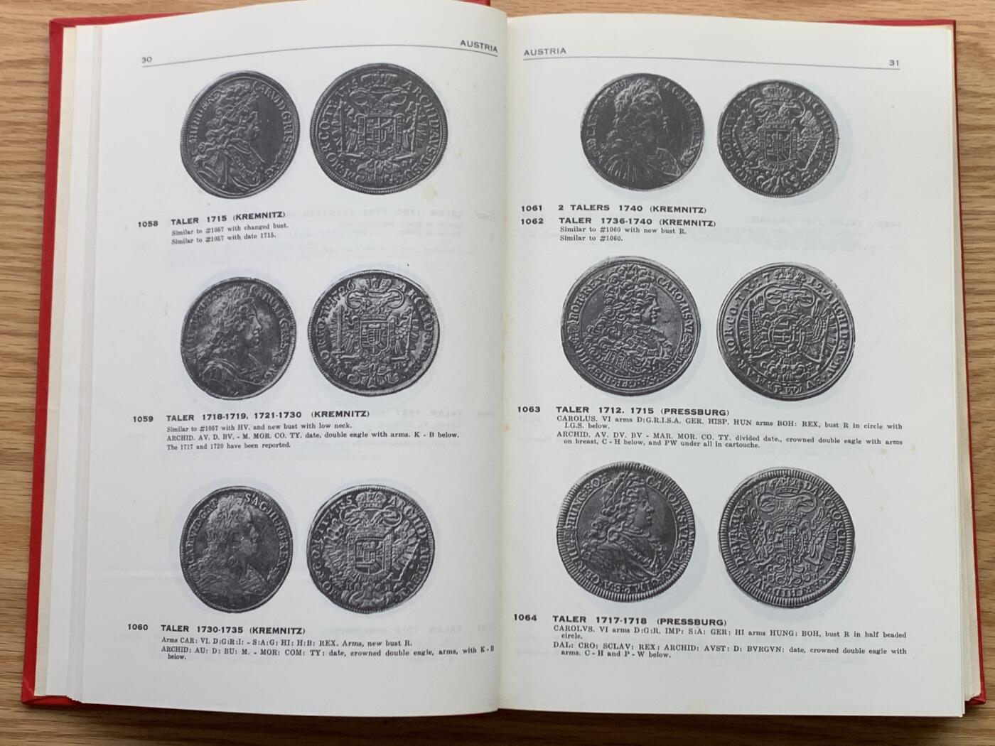 《竞宝斋》第462场 周日，周一，2场连拍 （全场包邮）欢迎送拍 达文波特欧洲克朗1700-1800，绝版权威目录，PCGS和NGC编号来源，本身也是藏品