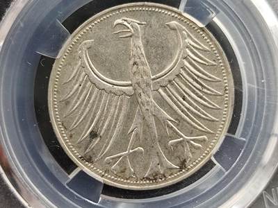 1月25日徽章钱币专场 - 众诚评级 德国5马克银币 