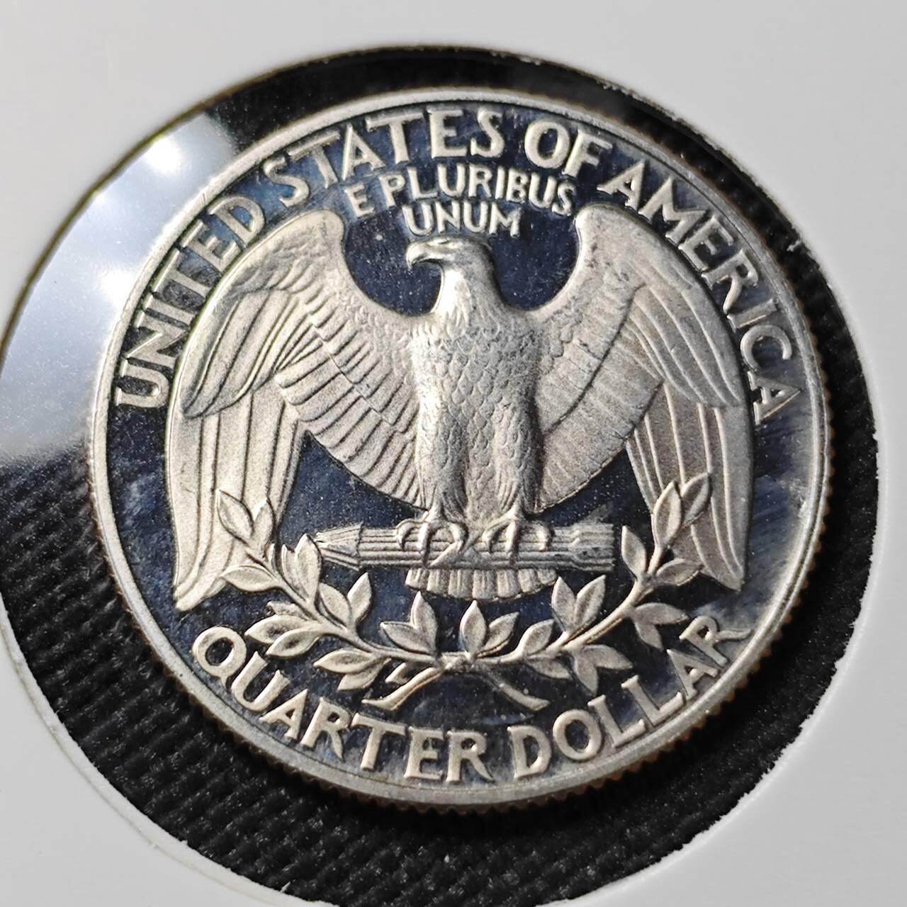 KK钱币收藏小铺  第390期  2月预留时间 周末发货  1987美国25分精制币