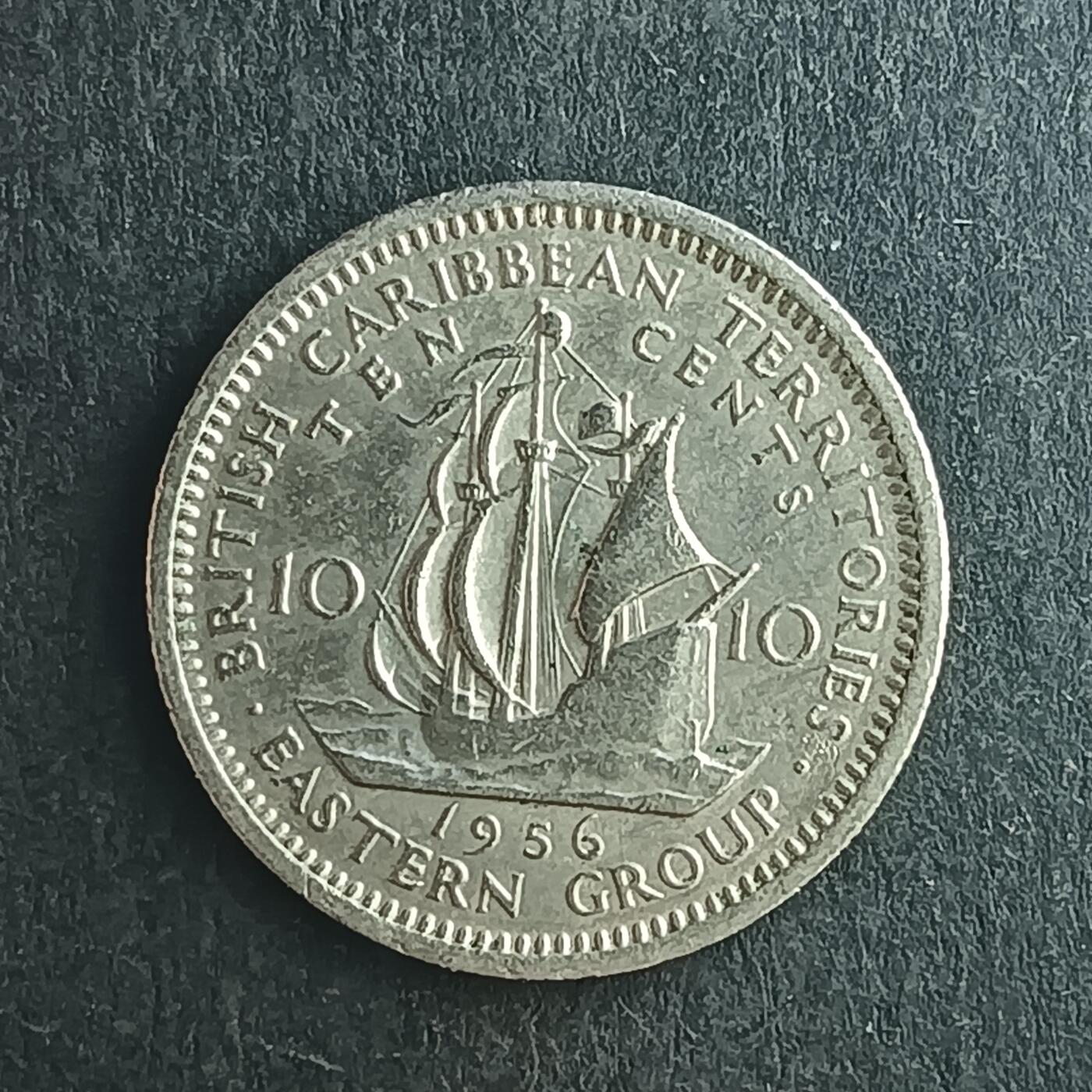 逸泉钱币2026第十五场世界钱币纪念币纸钞A883-1213A 1178 英属加勒10分