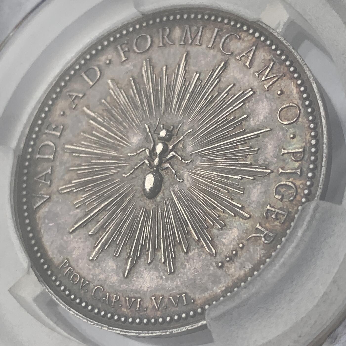 掌中浮雕-藏着的欧洲第051场 1822年法国里昂储蓄银行纪念银章，32mm