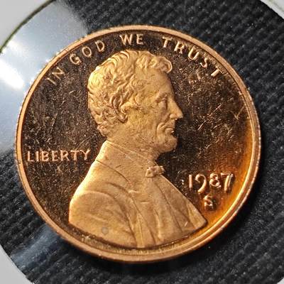 KK钱币收藏小铺  第390期  2月预留时间 周末发货 -  1987美国1分精制币