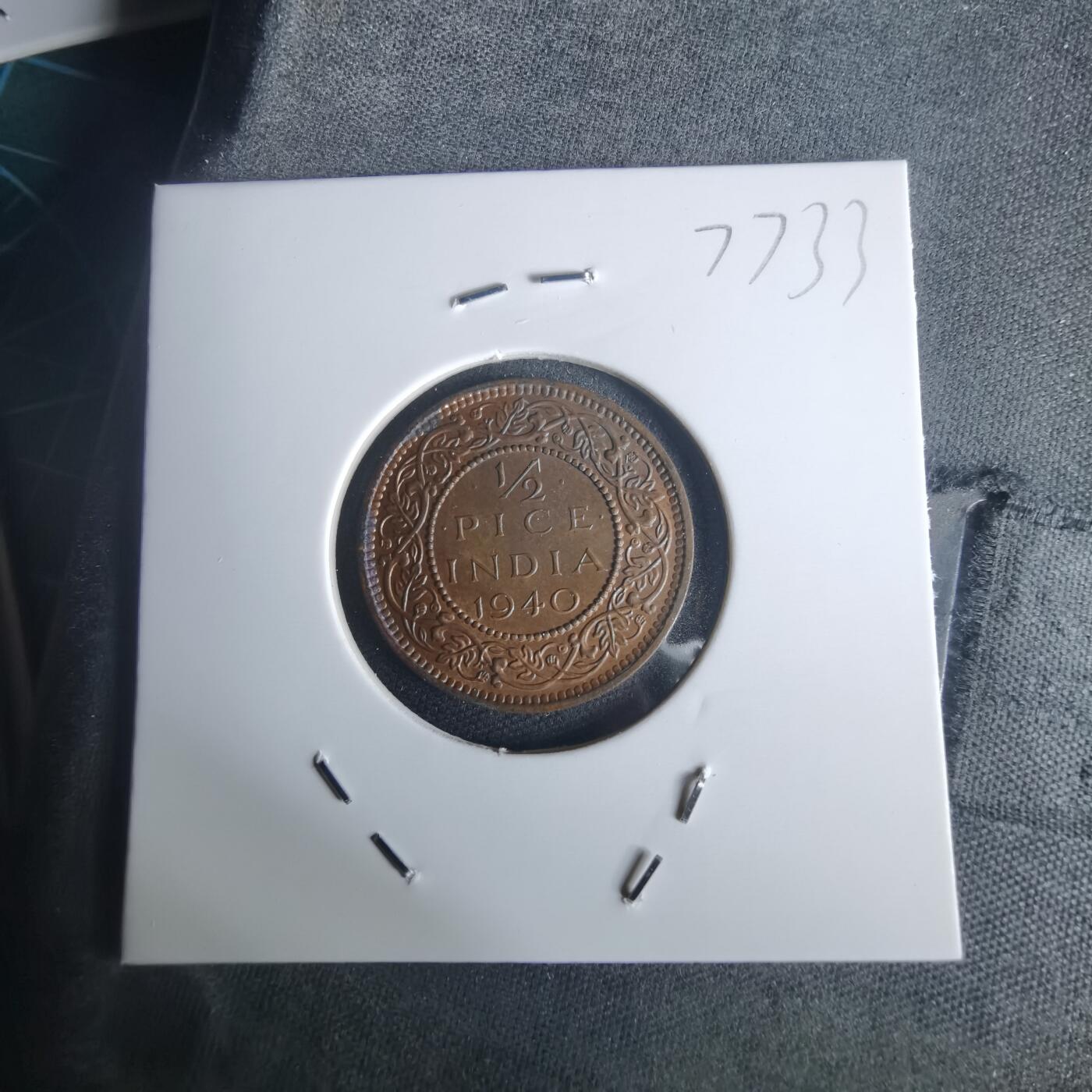 沼泽如烟--第977场 英属印度1940年½派斯