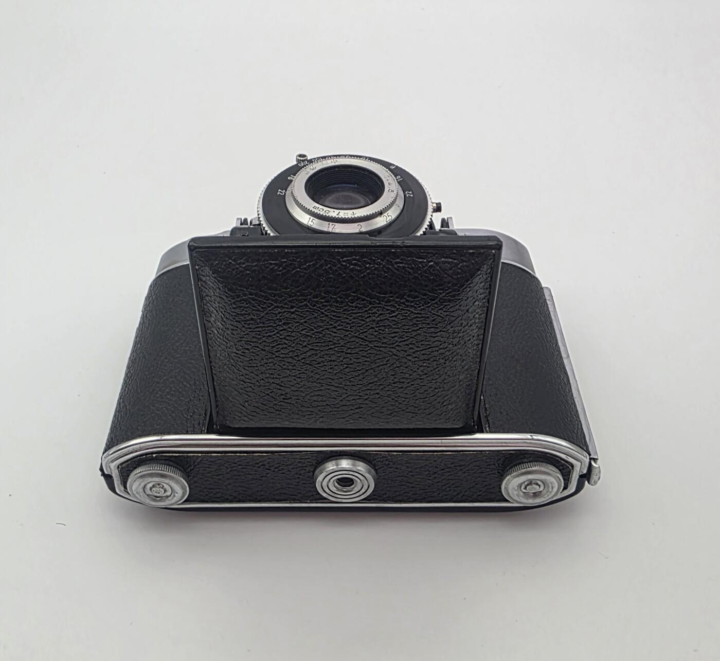 红梅HM-1折叠相机-时光的印记-相机的前世今生-另送海鸥相机小皮壳