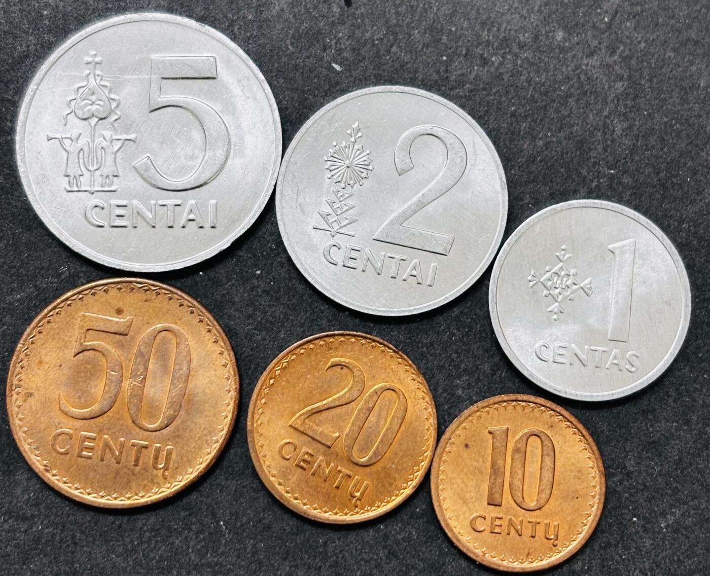 文馨钱币收藏 2026新年第五场（第 291 场）【长期接代拍品】 全新 1991 年立陶宛 6 枚套